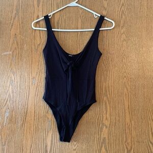 Lisakai size S/M black ribbed bodysuit